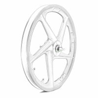 RUEDA DELANTERA PLASTICO BMX COLOR BLANCO