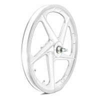 RUEDA TRASERA PLASTICO BMX COLOR BLANCO