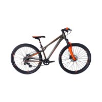 Bicicleta wolfbike turbo "27.5" grafito-naranja talla XS