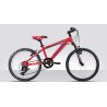 bicicleta infantil bottecchia "20" boy aluminio 6vel susp delantera rojo