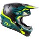 Casco FLY RACING Formula S Carbon Byte - Black Carbon/Teal/Lime