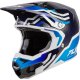 Casco FLY RACING Formula S Carbon Byte - Blue Carbon/blanco
