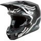 Casco FLY RACING Formula S Carbon Byte - Black Carbon/gris/plata