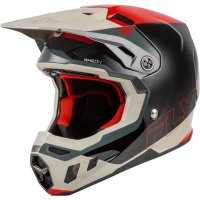 Casco FLY RACING Formula CC Glide negro/rojo/gris