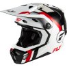 Casco FLY RACING Formula CP Seal - blanco/negro/rojo