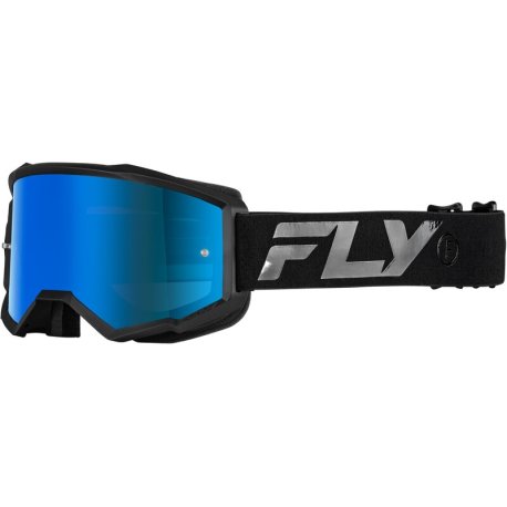 Gafas FLY RACING Zone - Negro / Negro - Lente Sky Blue / Ahumado