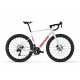 Bicicleta gravel mendiz G12.07 Blanco brillo - letras rojas