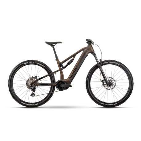 Bicicleta ebike Raymon TrailRay 120 Pro marron