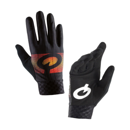 GUANTES prologo FADED LONG FINGERS negro-naranja