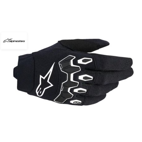 Guantes alpinestars FULL BORE V2 black-white