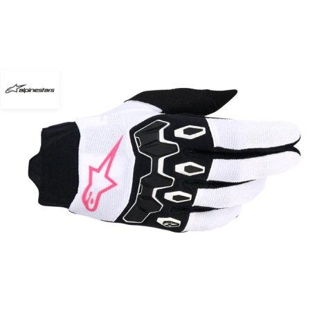 guantes mujer Stella Full Bore V2 white-pink black