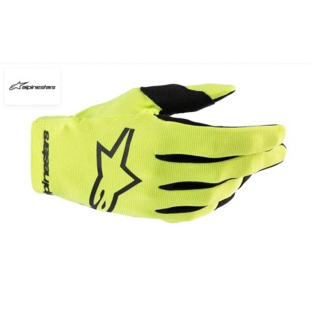 guantes alpinestars radar amarillo