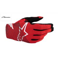 guantes alpinestars mx radar pro red