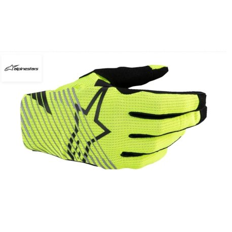 guantes alpinestars mx radar yelow