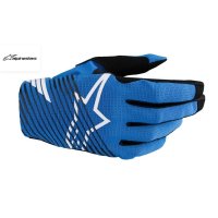 guantes alpinestars mx radar pro blue