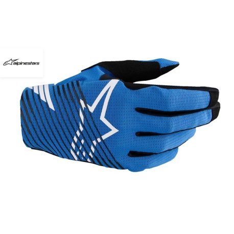 guantes alpinestars mx radar pro blue