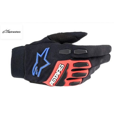guantes alpinestars Full bore XT negro-rojo