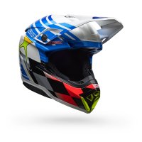 Liquidacion total Casco BELL Moto-10 Spherical - Pro Circuit 25 Gloss Blue/White talla L