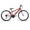 BICICLETA 26" MTB JL-WENTI ACERO ECO "B300" ROJO/NARAN TALLA S