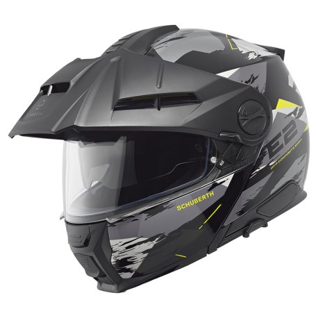 Casco schuberth e2 trail amarillo