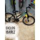 Liquidacion total bicicleta biocycle elixir "24" negro-celeste 21 velocidades