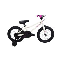 bicicleta infantil rali kids "16" blanco-rosa