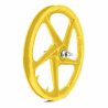 RUEDA TRASERA PLASTICO BMX COLOR AMARILLO
