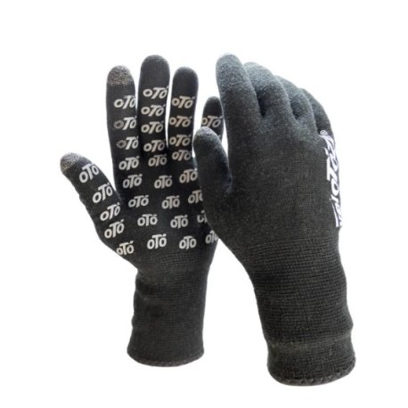 GUANTES VELOTOZE KNITTED WATERPROOF GLOVES BLACK