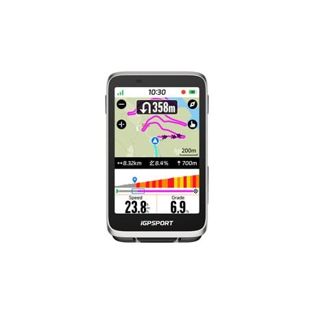REBAJAS CICLOCOMPUTADOR INTELIGENTE IGPSPORT CON GPS MODELO BINAVI-BG2-GRIS