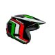 CASCO HEBO HTR F02 ZONE PRO RACING BLACK-VERDE