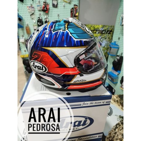 Oferton mayo Casco ARAI RX-7V EVO - Pedrosa Shogun - Replica