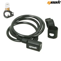 CANDADO ESPIRAL NEGRO 8X120 "GEAK"