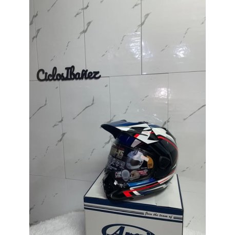 En stock Casco ARAI TOUR-X5 Discovery azul talla L