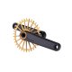 BIELAS GARBARUK XC CRANKSET (175MM, BLACK, GOLD)