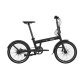 bicicleta ebike plegable eovolt negro