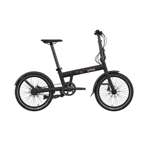 bicicleta ebike plegable eovolt negro