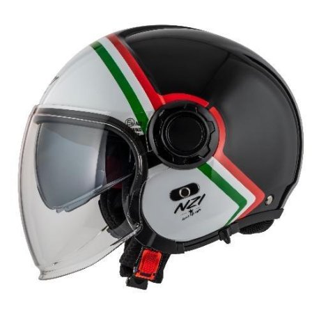Casco nzi RINGWAY 2 DUO SKYLINE BLACK&WHITE ITALY