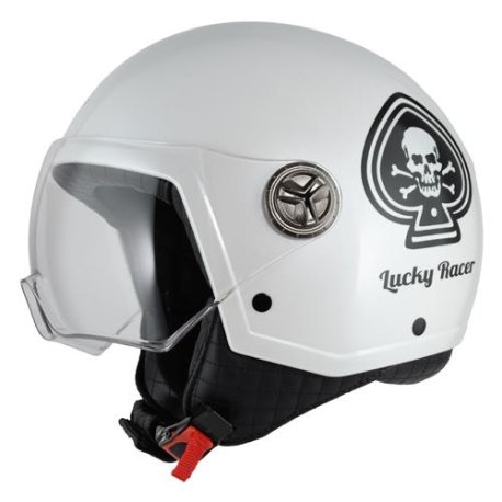 casco nzi ZETA 2 LUCKY WHITE