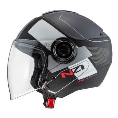 casco nzi CIVIC CONQUEST BLACK&ANTRACITE&GREY MATT