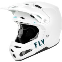 Casco infantil FLY RACING Formula S Carbon Solid - Blanco talla YL