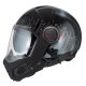 casco modular nzi MINIMOD DUO META BLACK&SILVER