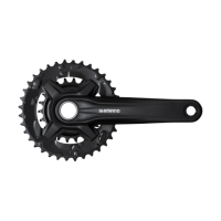 juego de bielas shimano FC-MT210-B2 CRANKSET 9 velocid 175,0 mm 36-22D Negro