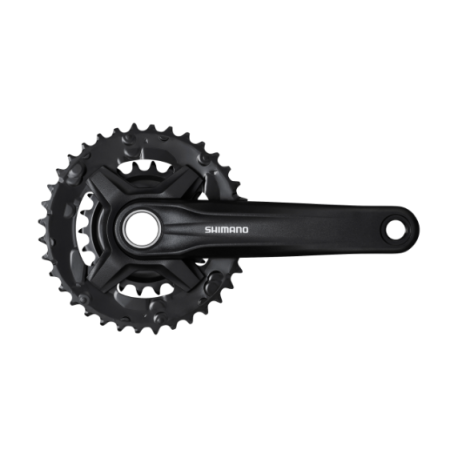 juego de bielas shimano FC-MT210-B2 CRANKSET 9 velocid 175,0 mm 36-22D Negro