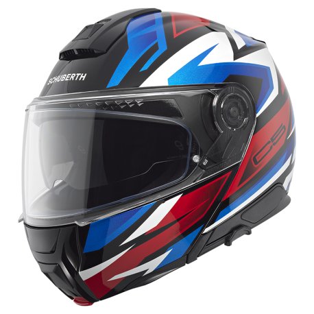 casco modular schuberth zenith azul brillo