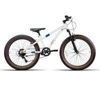 BICICLETA 26" "FAT200" 1x7VEL C/SUSP BLANCA TALLA S