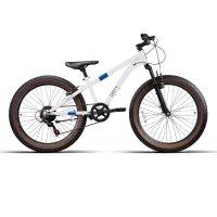 BICICLETA 24 "FAT200" 1x7VEL C/SUSP BLANCA