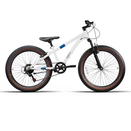 BICICLETA 24 "FAT200" 1x7VEL C/SUSP BLANCA