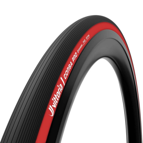 Cubierta Vittoria Corsa PRO Roja Negra 28-622/700x28c TLR G2