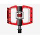 Pedales crankbrothers mallet dh rojo