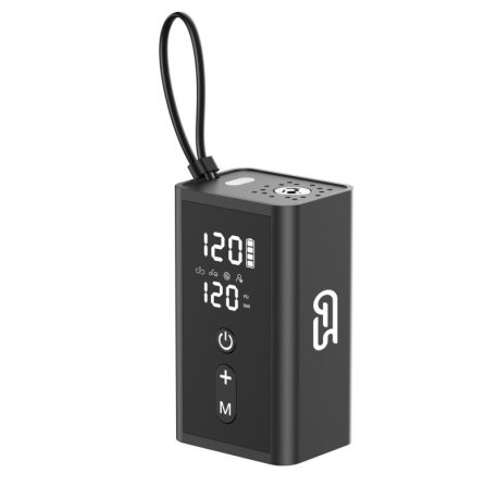 MINI INFLADOR ELÉCTRICO MANÓMETRO DIGITAL (MAX 120 PSI / 8 BAR)